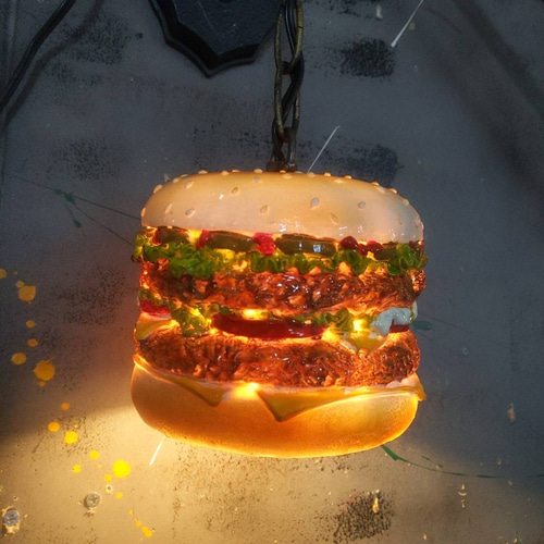 アメリカンダイナー 電飾看板 バーガーズ ウォールランプ ①